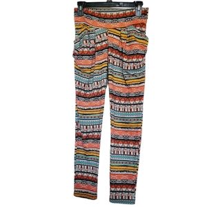 Women's Multicolor Printed Skinny Pants